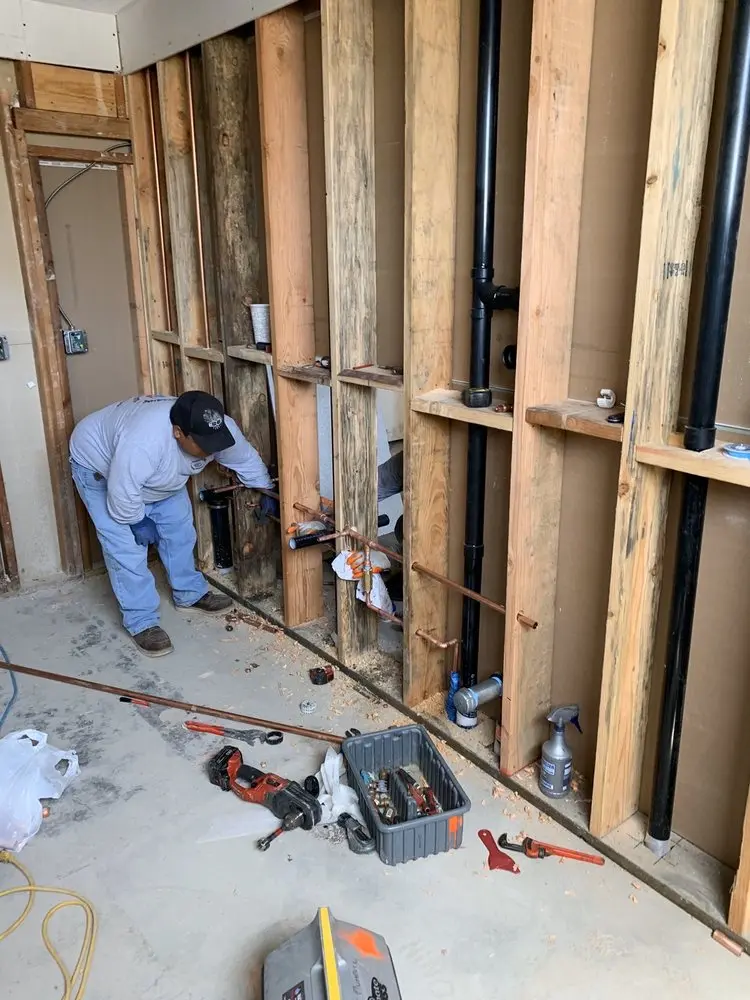 Commercial rough-in plumbing for Gas Line Repair in Eatonville